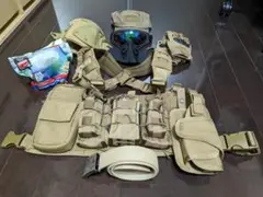 チェストリグ + サバゲ装備一式おまけ
