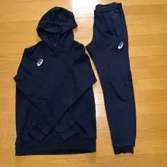 アシックス スウェット パーカー 上下 セットアップ L