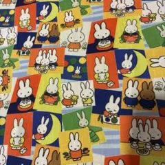 ミッフィーちゃん　布　生地　綿ポリ素材