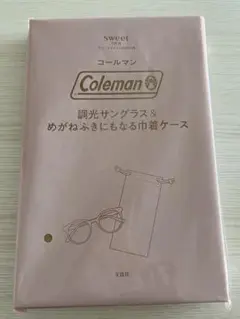 Coleman 調光サングラス&めがねふきにもなる巾着ケース　Sweet付録
