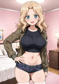 【8枚】 ガルパン ケイ ブロマイド セット