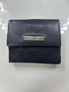 グッチ　GUCCI 二つ折り財布　黒