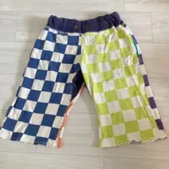 ⭐️処分⭐️カラフル　チェック柄 半ズボン 110 ハーフパンツ　ショートパンツ