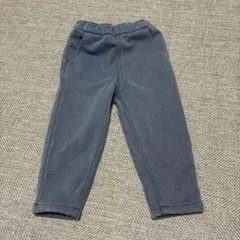 サマンサモスモス　裏フリースデニムパンツ　サックス　100