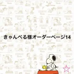 きゃんべる様オーダーページ14