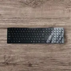 ダイソー　ワイヤレスキーボード 黒