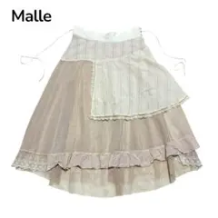 【希少】マルシャンブルドゥシャーム　Malle コラージュラップ風スカート