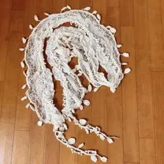 BANUROSA レースヒップスカーフ バヌロサ 白 ヒップスカーフ