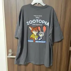 【新品未使用品】ディズニー　ズートピア　半袖　Tシャツ　Lサイズ　サガラ刺繍