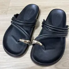 美品！BARNYARDSTORM牛革 サムメタルサンダル 37（23.5cm）
