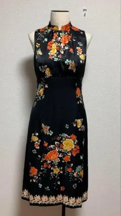 スーナウーナ スナウナ セレブ 高級 上品 食事会 美ライン フラワー ドレス