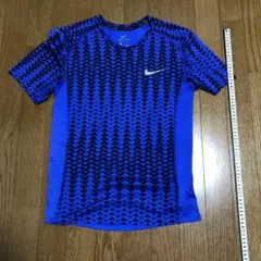 ナイキ ランニングシャツ Tシャツ 青系 Sサイズ