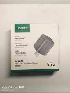 UGREEN Nexode 45W デュアルUSB-C充電