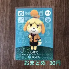 113しずえ あつまれどうぶつの森amiiboカード
