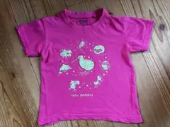 ニュージーランド　動物柄ピンクTシャツ サイズ2