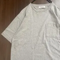 GELATO PIQUE HOMME★ポケットTシャツ★バックプリント★グレー