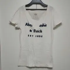 Abercrombie & Fitch Vネック Tシャツ M ホワイト