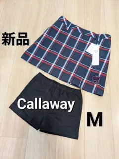 【新品・タグ付き】Callaway 撥水 スカート インナーパンツ付き　M