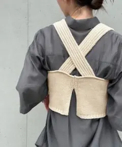 【商品番号01】ニットビスチェ