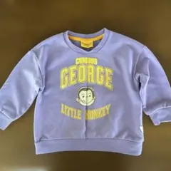 おさるのジョージ　裏毛　トレーナー