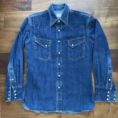 THE FLAT HEAD 7001 デニムウエスタンシャツ　フラットヘッド