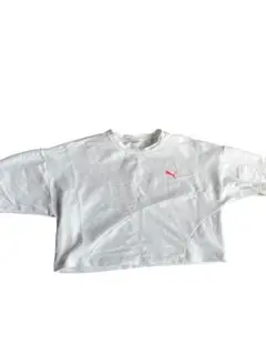 PUMA クロップドTシャツ ホワイト