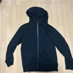 LOCAL MOTION 黒 ジッパー付きフードパーカー
