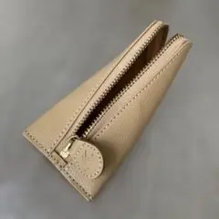 キタムラ ベージュ レザー キーケース