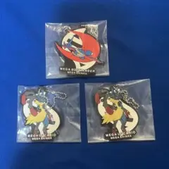 一番くじ ポケモン I賞 メガルカリオ② メガボーマンダー ① ラバーチャーム