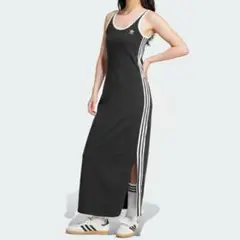 ✨新品✨アディダス アディカラー スリーストライプス タンクマキシワンピース S