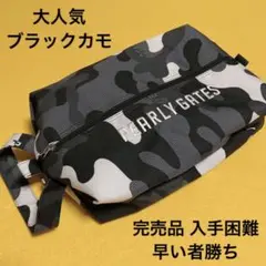 【限定商品】パーリーゲイツ ブラックカモフラ柄シューズケース②