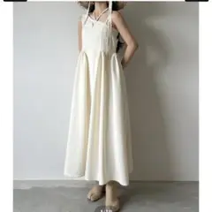 完売品⭐︎half gather volume cami onepiece