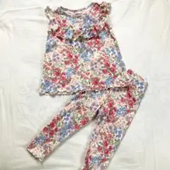 h&m 花柄 セットアップEU 92サイズ