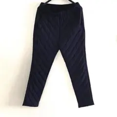 ブロンドール レディース パンツ ネイビー LL キルティング 部屋着