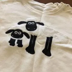 羊の刺繍入りトレーナー 80cm