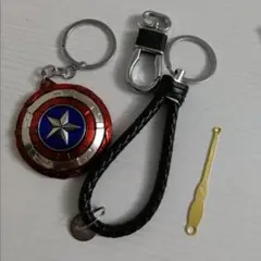 キャプテンアメリカ シールド キーホルダー