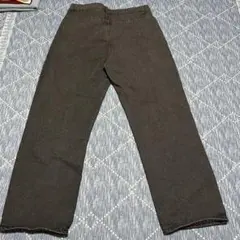 ブラック　ストレートデニム XL