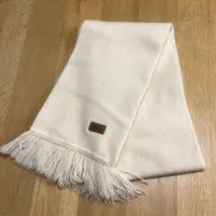 【最終お値下げ中】BONZ アイボリー マフラー ウール系