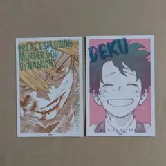 僕のヒーローアカデミア 原画展 ワンシーンカードコレクション 爆豪勝己 緑谷出久