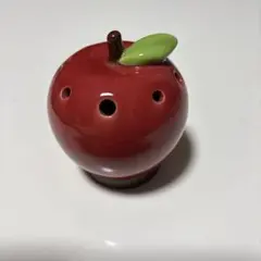 陶器製リンゴ型置物