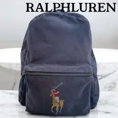 ポロラルフローレン RALPHLUREN キャンバス リュック ユニセックス 紺