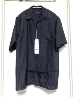 【新品】　COMOLI ウールシルク 半袖オープンカラーシャツ サイズ 1