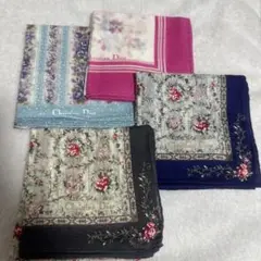 DIORハンカチ　 4枚セット