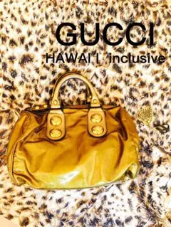 【美品】GUCCI HAWAI I inclusive グッチバッグ