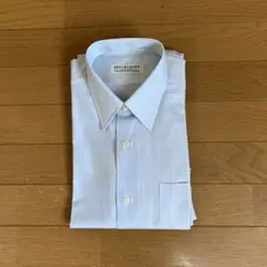 新品未使用　CHOYA QUEENSBURY 水色 ストライプ 長袖シャツ