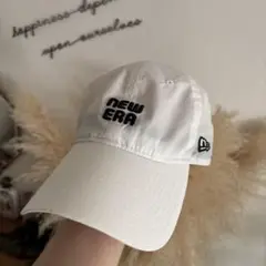 NEW ERAホワイトキャップゴルフキャップ真っ白小顔深めつば深めかぶり心地夏用