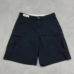 Dickies　ワークパンツ　ポケット　ハーフパンツ　古着　ブラック