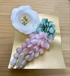 和装 成人式 花飾り 髪飾り 日本製