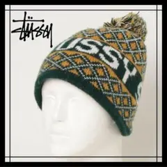 【入手困難】STUSSY 希少デザイン ビーニー ニット帽