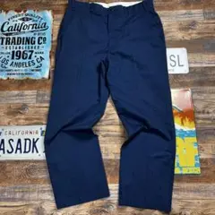 W36ネイビー　ワークパンツ　VINTAGE 90sSEARS ROEBUCKS